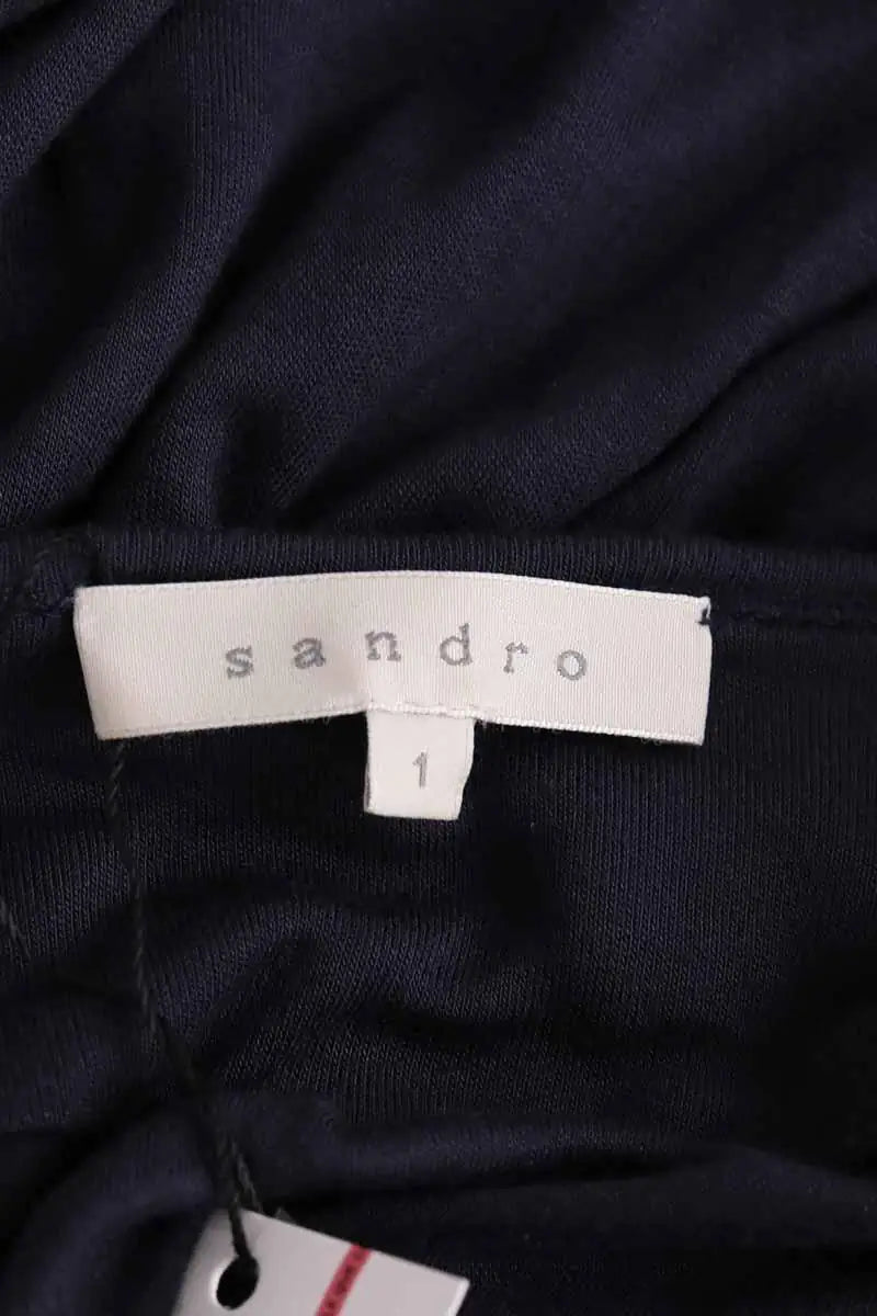 Robe Sandro Bleu en Synthétique