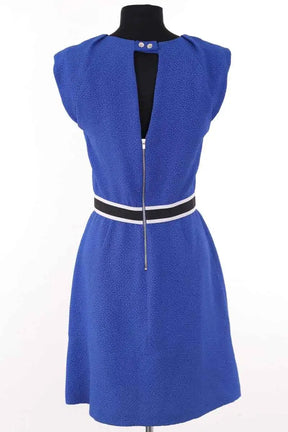 Robe Sandro Bleu en Synthétique