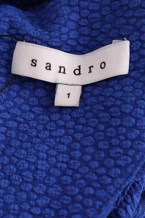 Robe Sandro Bleu en Synthétique