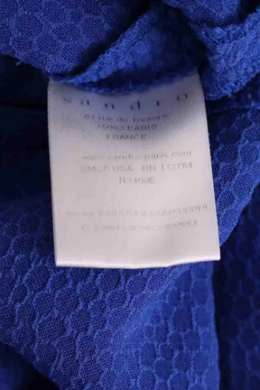 Robe Sandro Bleu en Synthétique