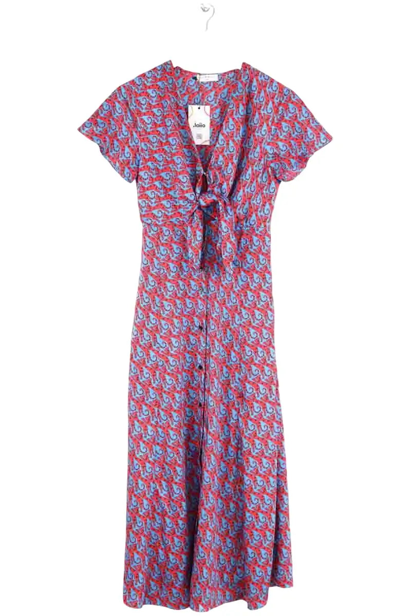 Robe Sandro Bleu en Synthétique, taille XS - Seconde Main