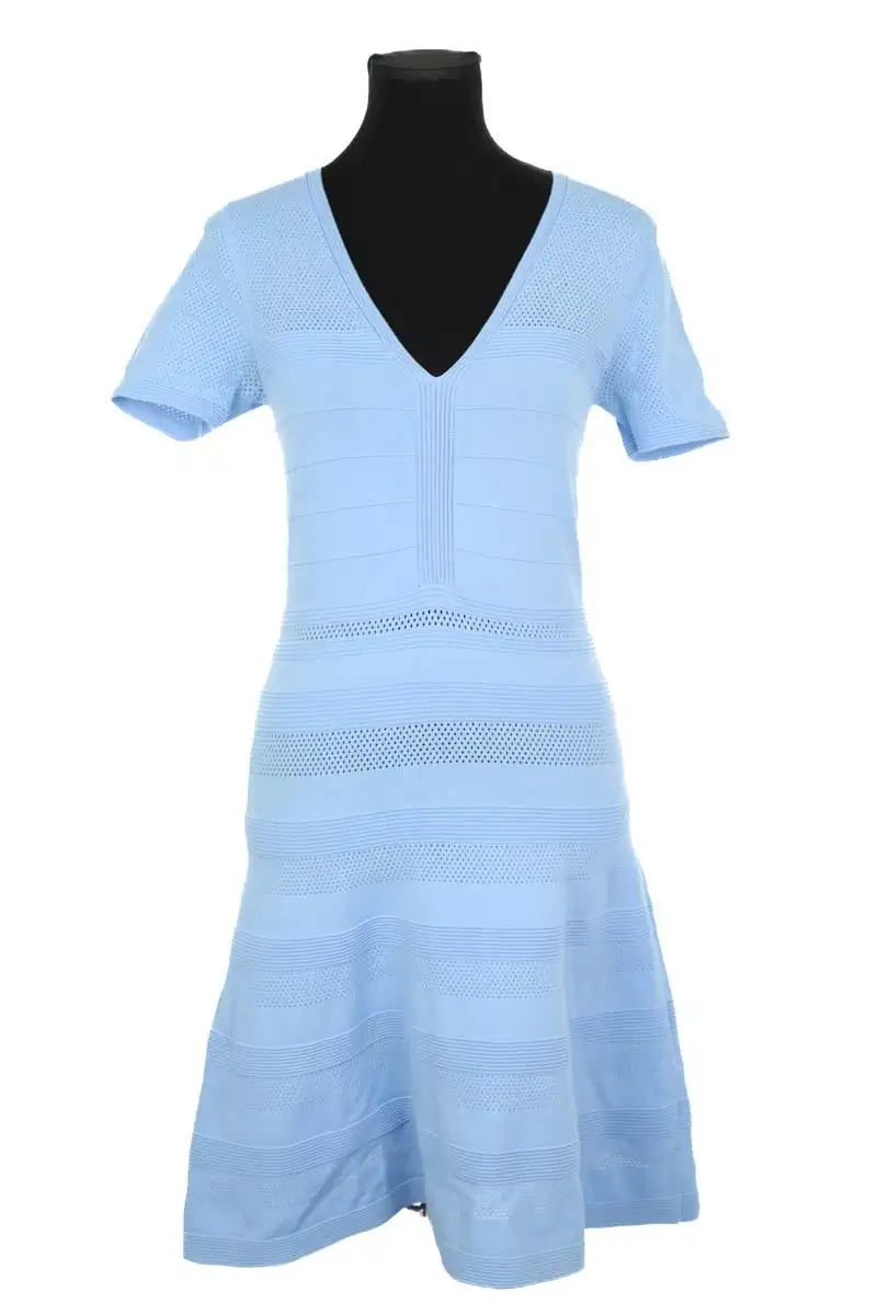 Robe Sandro Bleu en Viscose