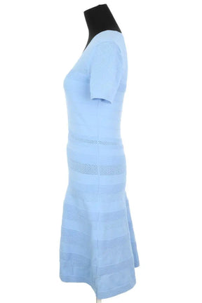 Robe Sandro Bleu en Viscose