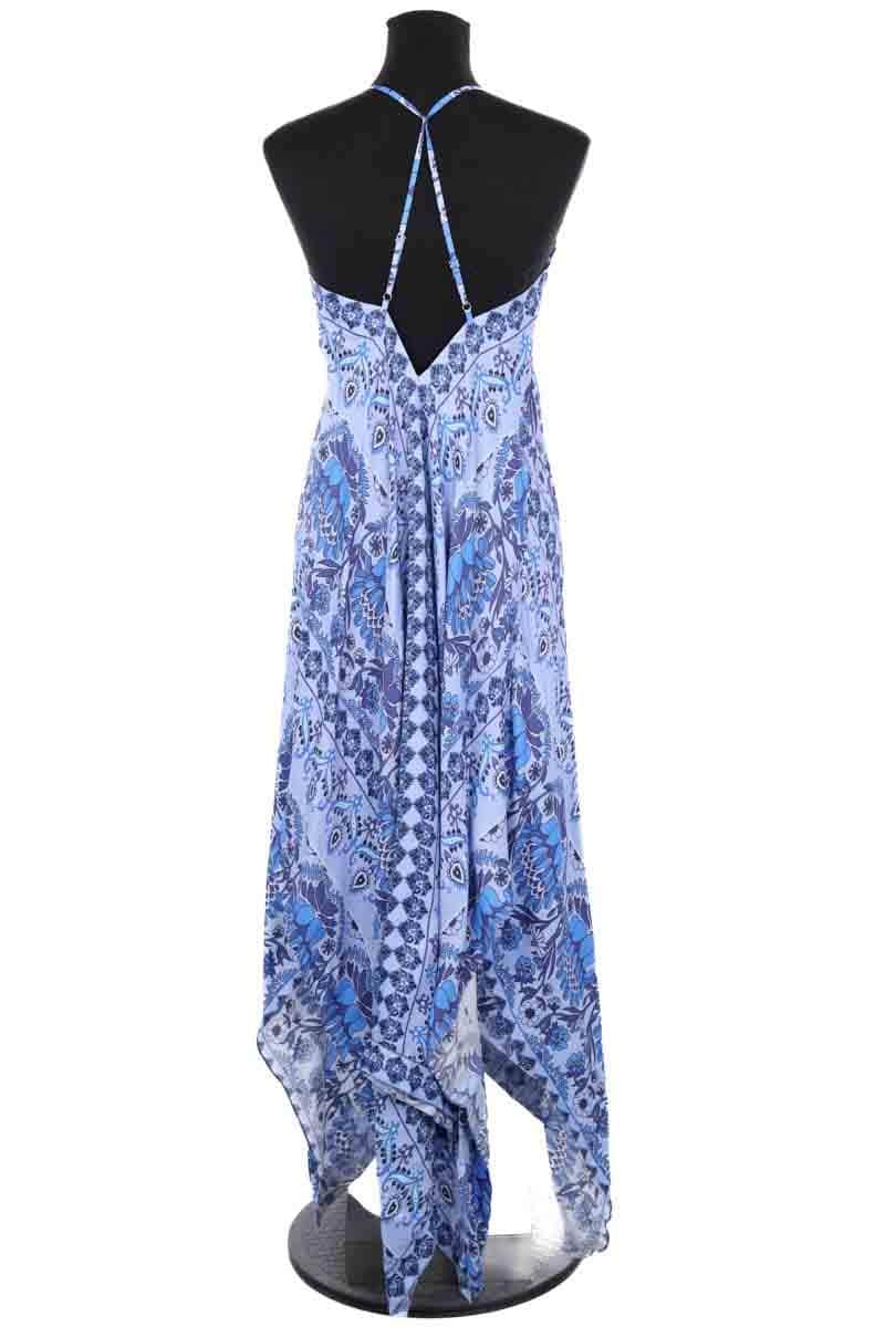 Robe Sandro Bleu en Viscose