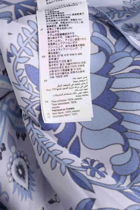 Robe Sandro Bleu en Viscose