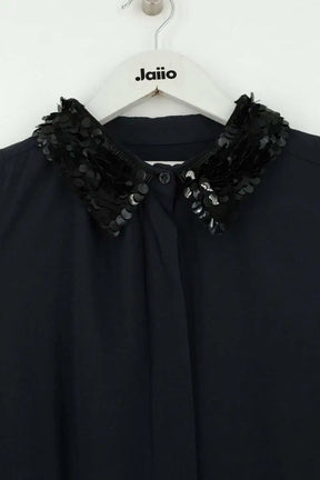 Robe Sandro Bleu en Viscose