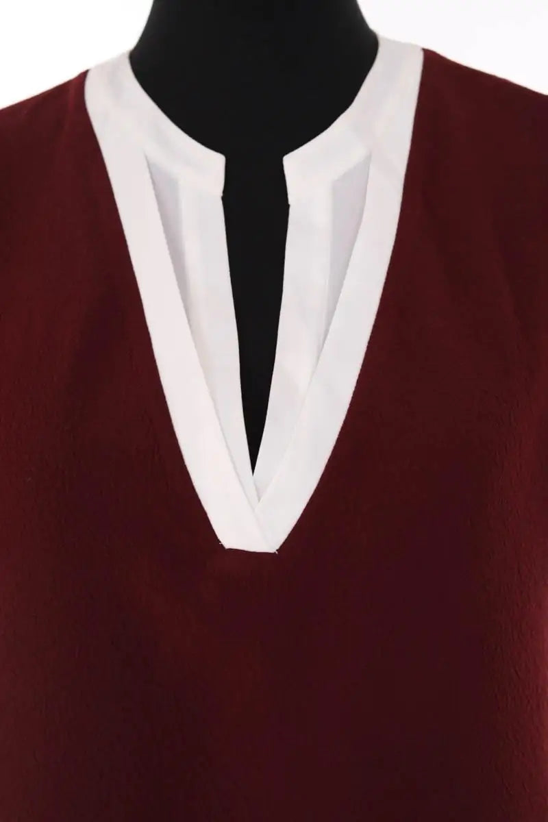 Robe Sandro Bordeaux en Synthétique