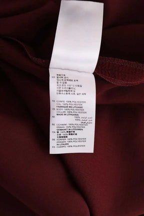 Robe Sandro Bordeaux en Synthétique