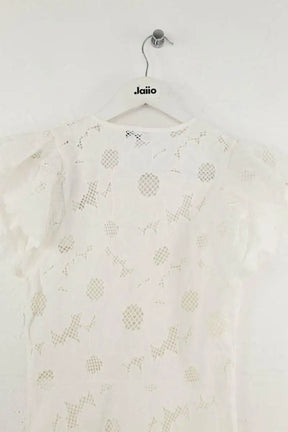 Robe Sandro Brasilia Blanc en Coton