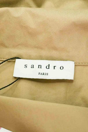 Robe Sandro Camel en Coton