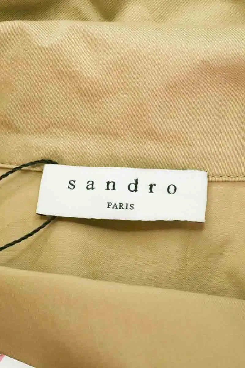 Robe Sandro Camel en Coton