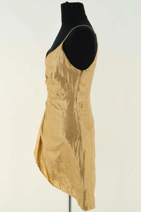 Robe Sandro Doré en Lin