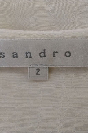 Robe Sandro Ecru en Polyester