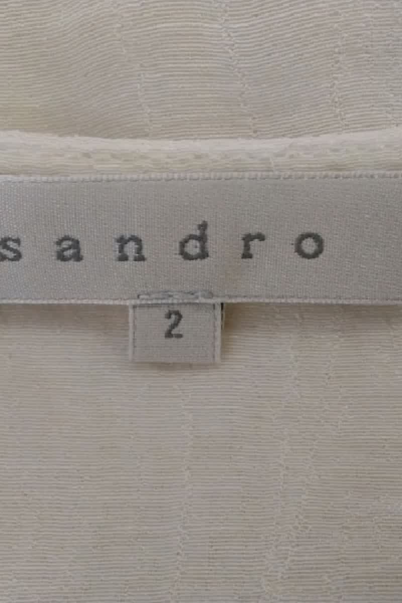 Robe Sandro Ecru en Polyester