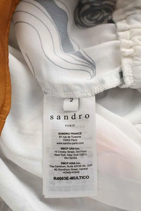 Robe Sandro Ecru en Polyester