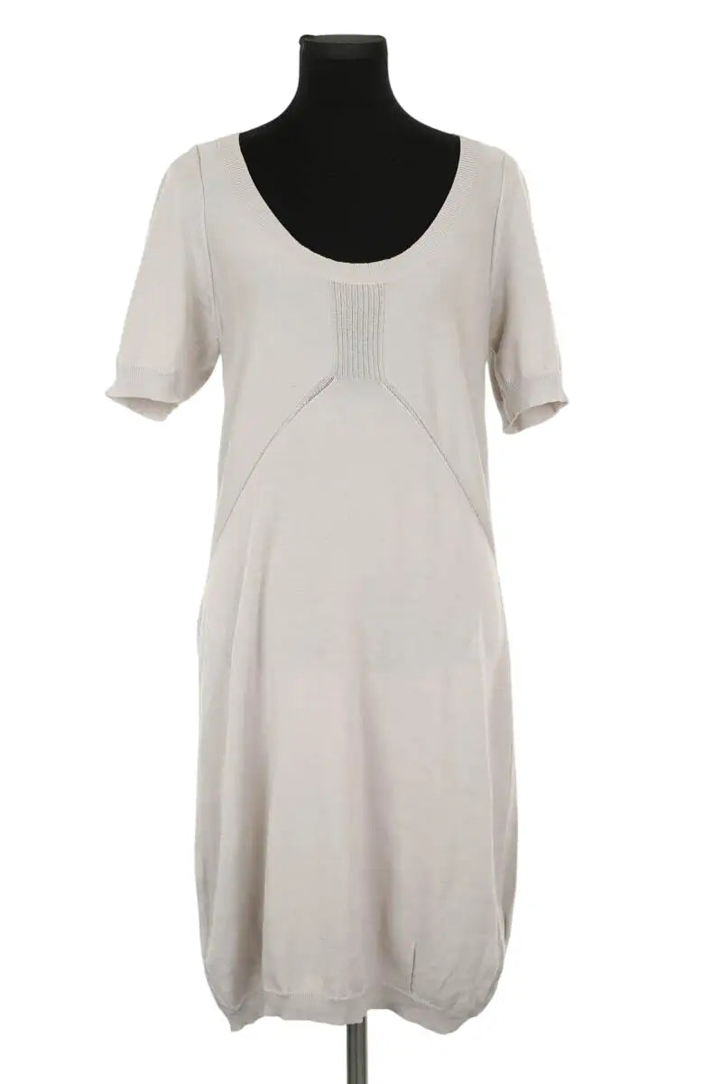 Robe Sandro Gris en Coton, taille L - Seconde Main