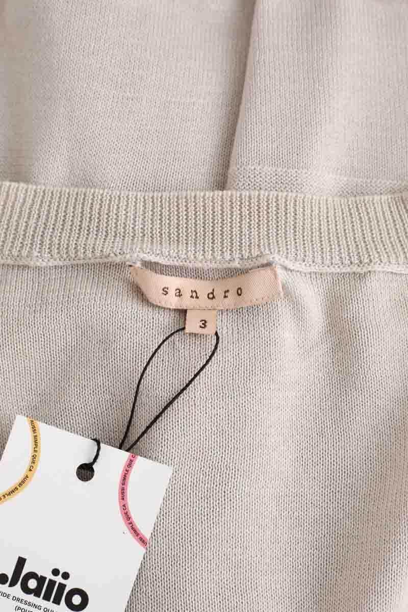 Robe Sandro Gris en Coton