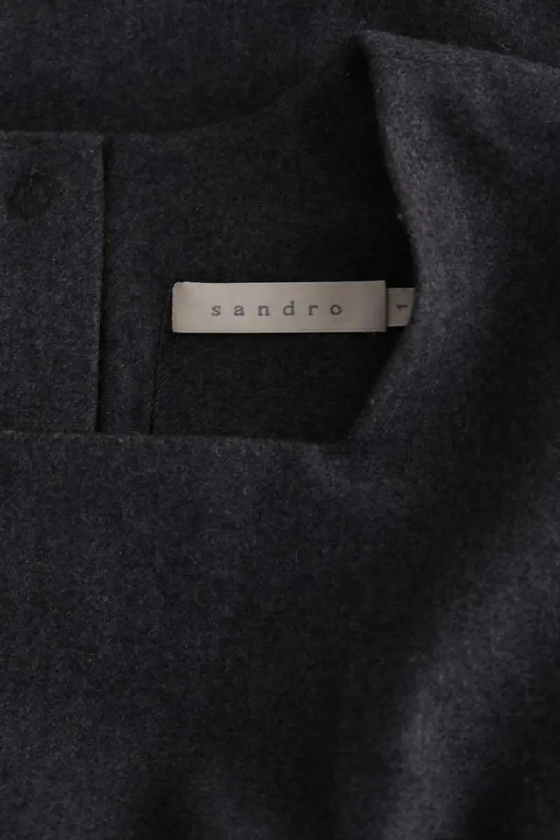 Robe Sandro Gris en Coton