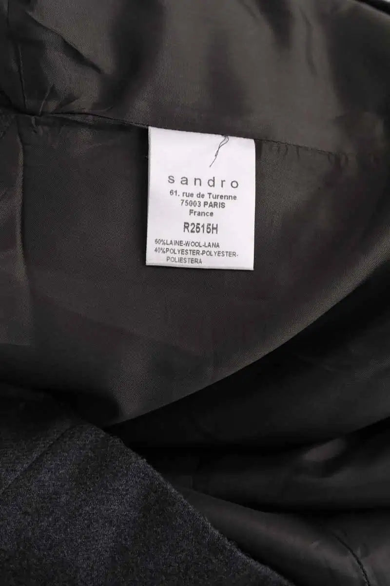 Robe Sandro Gris en Coton