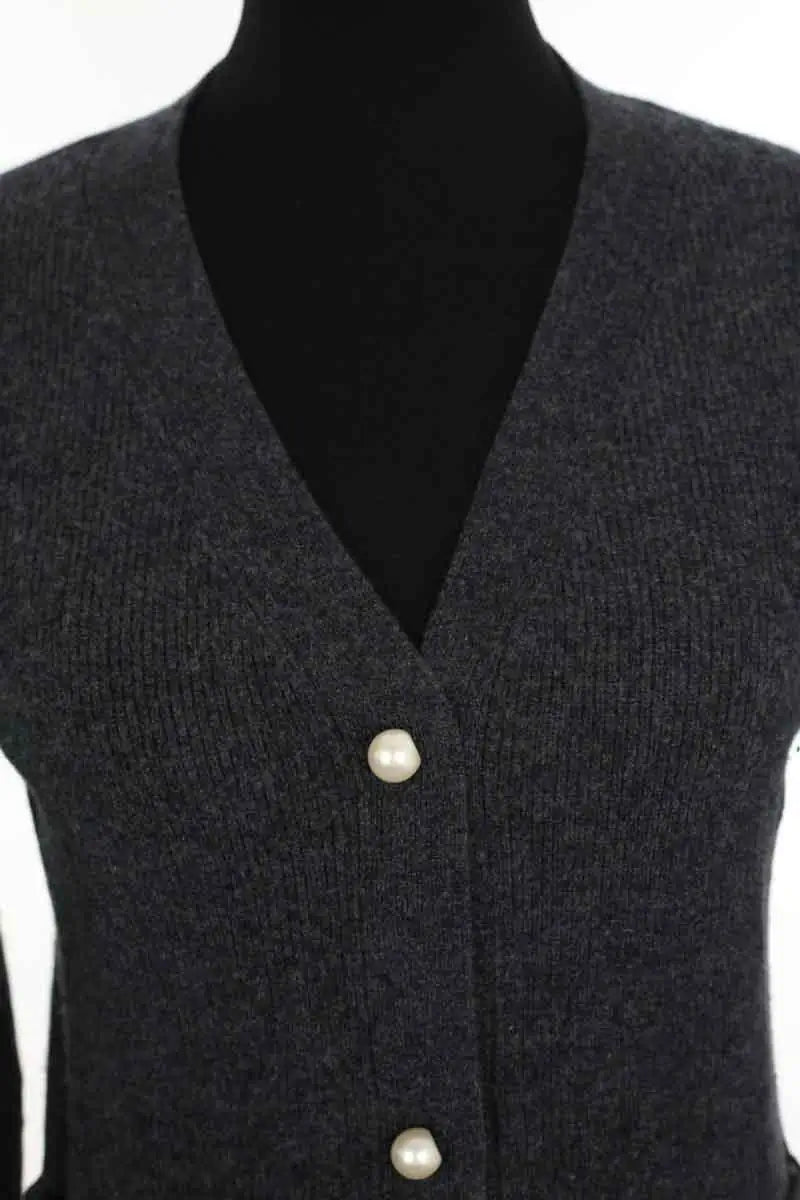 Robe Sandro Gris en Laine