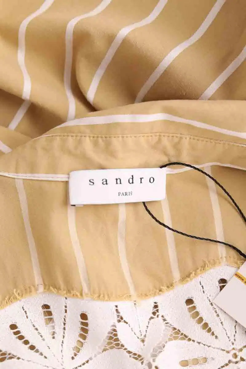 Robe Sandro Jaune en Coton