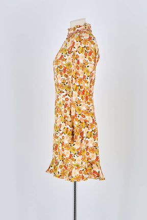 Robe Sandro Jaune en Viscose