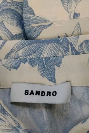 Robe Sandro Jaune en Viscose