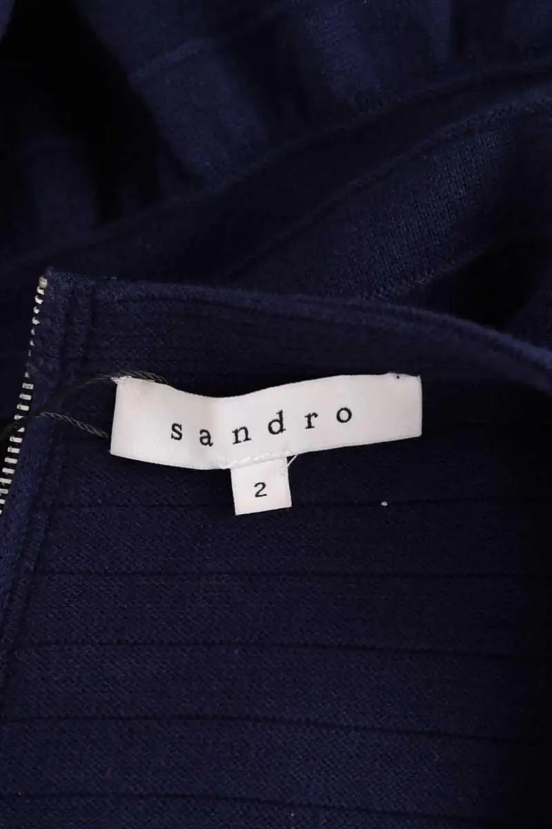 Robe Sandro Marine en Coton