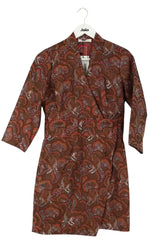 Robe Sandro Marron en Synthétique, taille S - Seconde Main