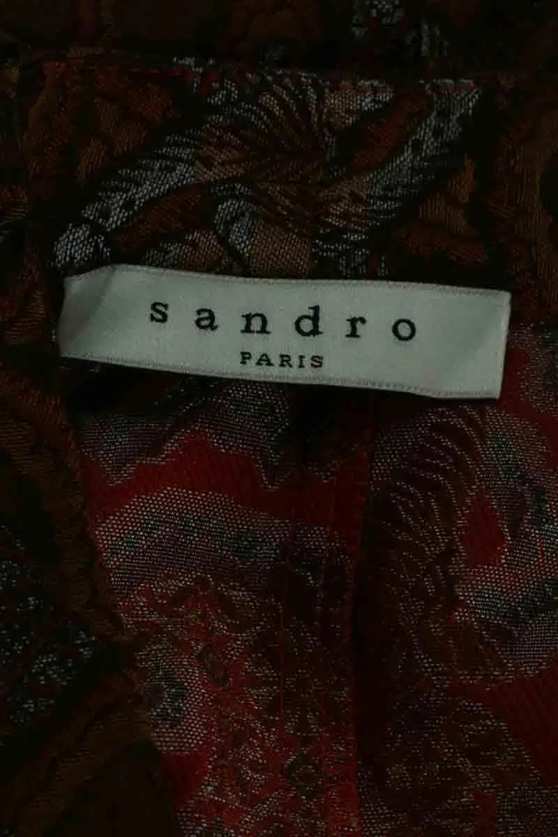 Robe Sandro Marron en Synthétique