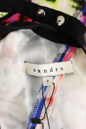 Robe Sandro Multicolore en Viscose
