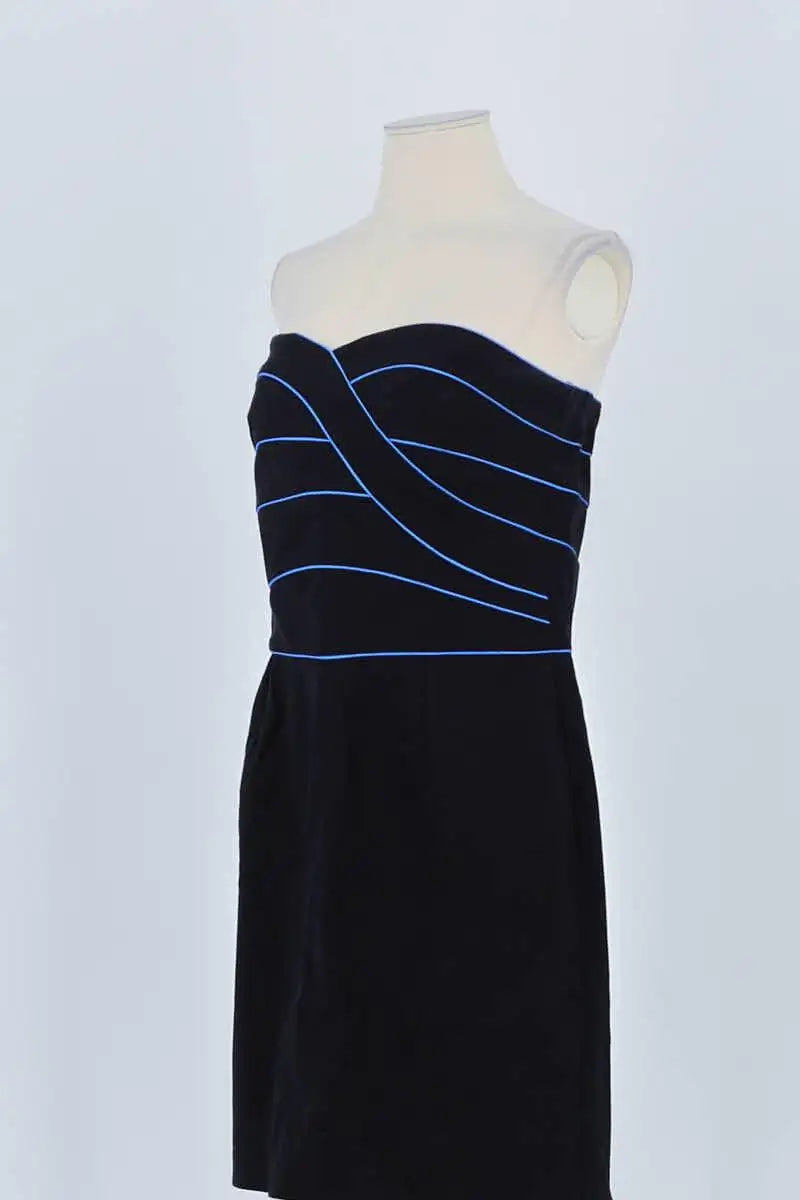 Robe Sandro Noir en Coton