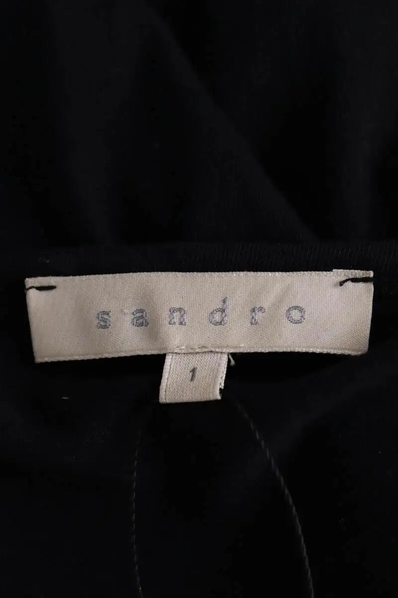 Robe Sandro Noir en Coton