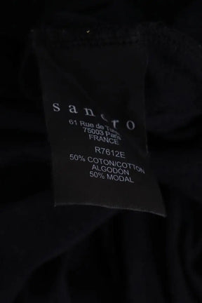 Robe Sandro Noir en Coton
