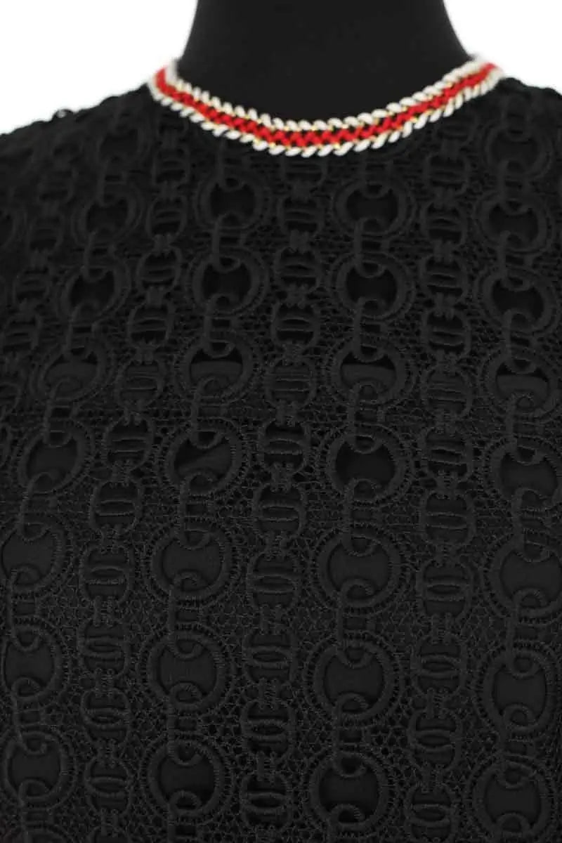 Robe Sandro Noir en Coton