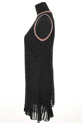 Robe Sandro Noir en Coton