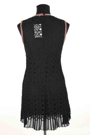 Robe Sandro Noir en Coton