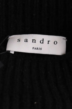 Robe Sandro Noir en Laine
