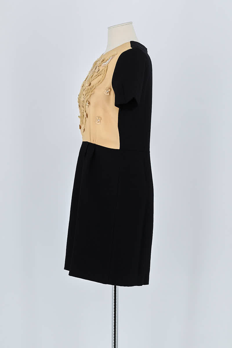Robe Sandro Noir en Polyamide