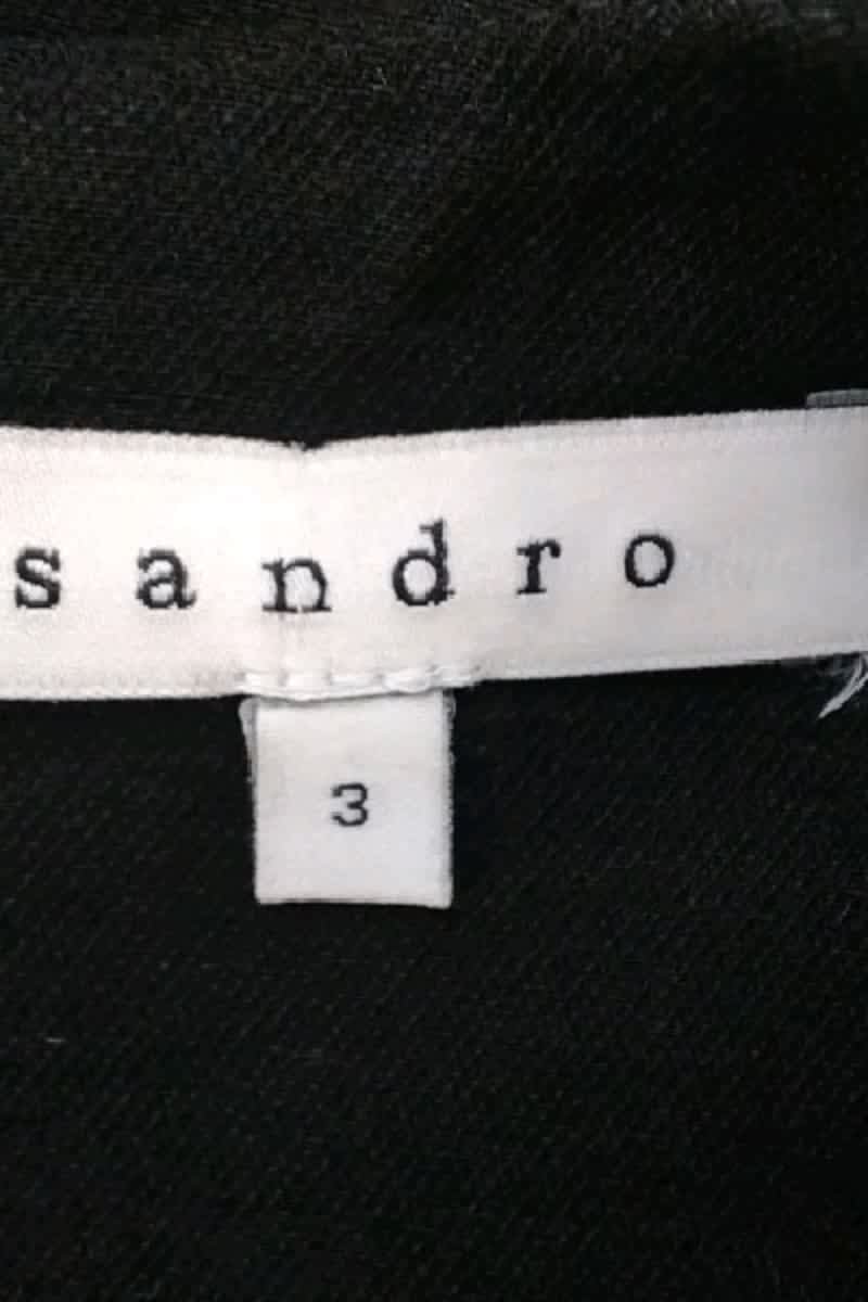 Robe Sandro Noir en Polyamide