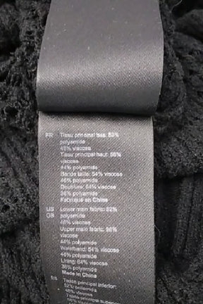 Robe Sandro Noir en Polyamide