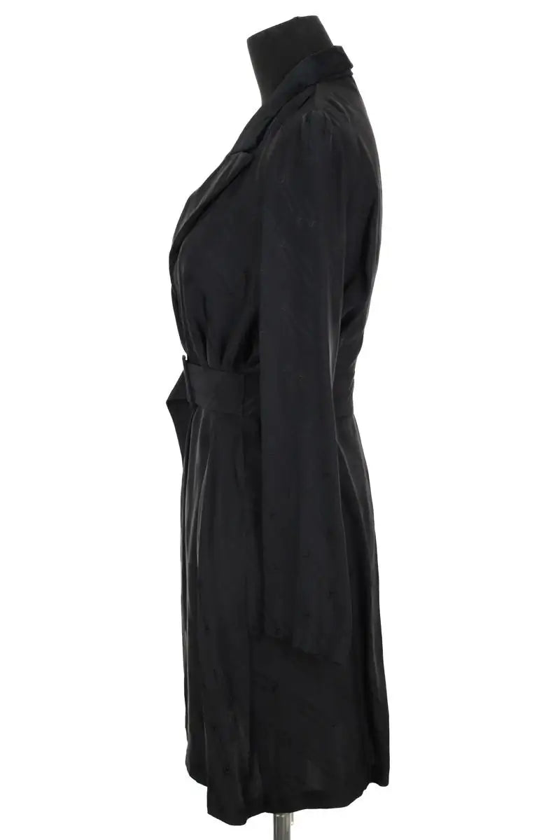 Robe Sandro Noir en Polyester