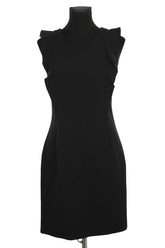 Robe Sandro Noir en Polyester, taille M - Seconde Main