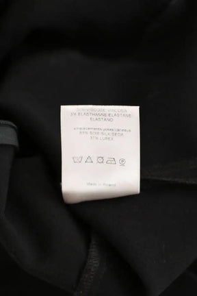Robe Sandro Noir en Polyester