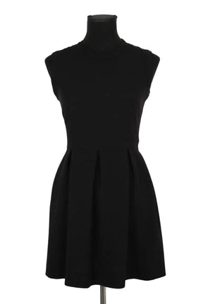 Robe Sandro Noir en Polyester, taille S - Seconde Main