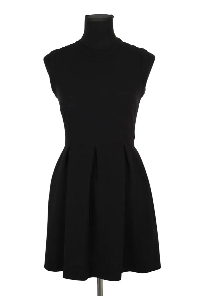 Robe Sandro Noir en Polyester, taille S - Seconde Main