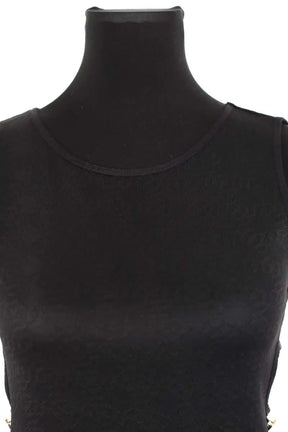 Robe Sandro Noir en Polyester