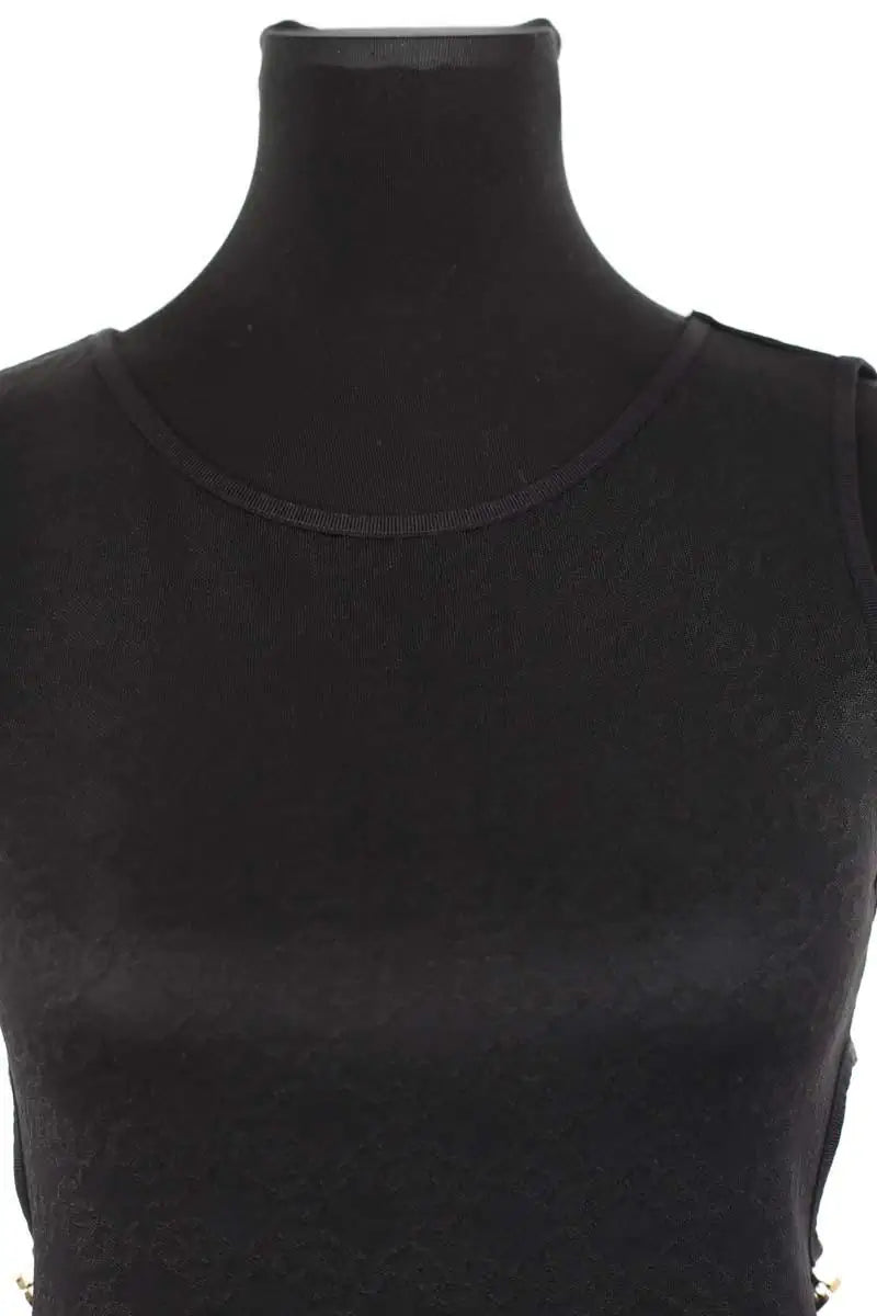 Robe Sandro Noir en Polyester