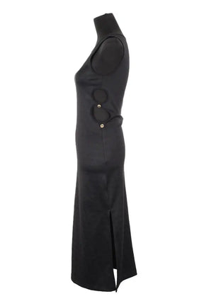 Robe Sandro Noir en Polyester