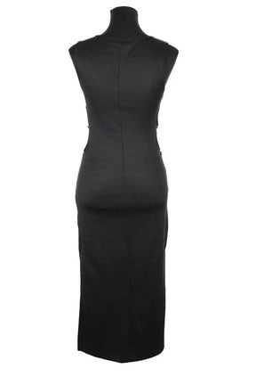 Robe Sandro Noir en Polyester